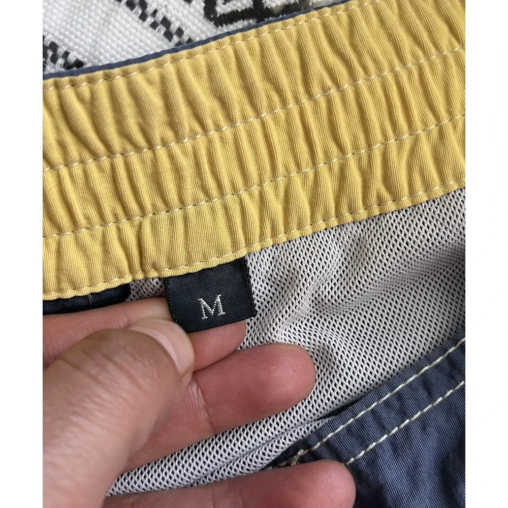 Polo By Ralph Lauren Mens‎ Trunks M Blue Swim Cargo Shorts Mesh Lined